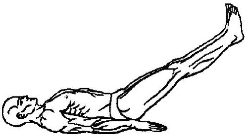 Kako biste pomladili tkivo prostate, trebali biste izvesti podizanje nogu iza glave. 